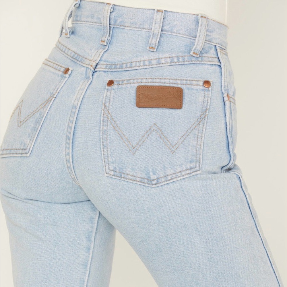 Wrangler Light Blue Straight Leg Jeans